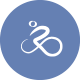 Logo Stadtradeln (radfahrende Person)