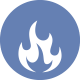 Symbol Waldbrand: Flamme