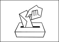 Symbol Wahlurne